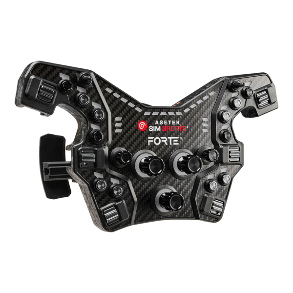 Asetek Forte® Formula Button Box (Black, Alu. Buttons)