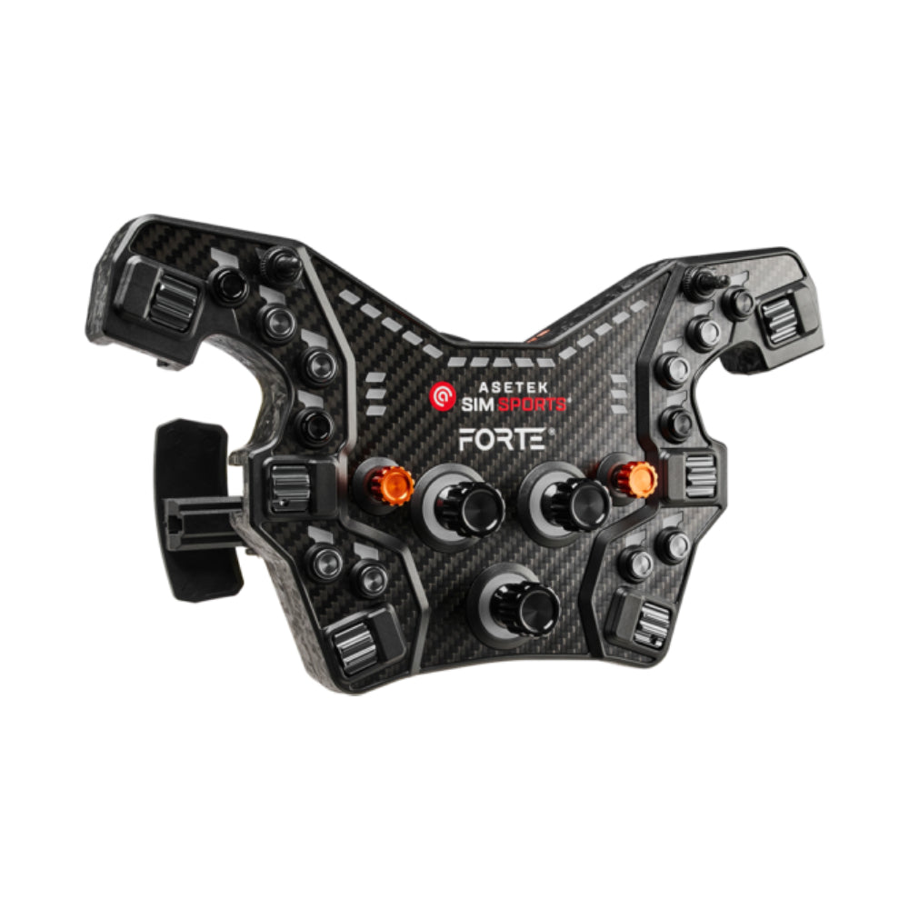 Asetek Forte® Formula Button Box (Black, Alu. Buttons)