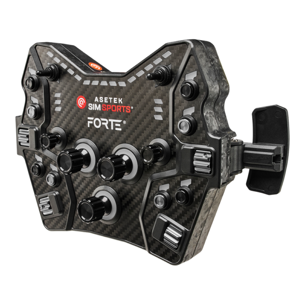 Asetek Forte® GT Button Box (Black, Alu. Buttons)
