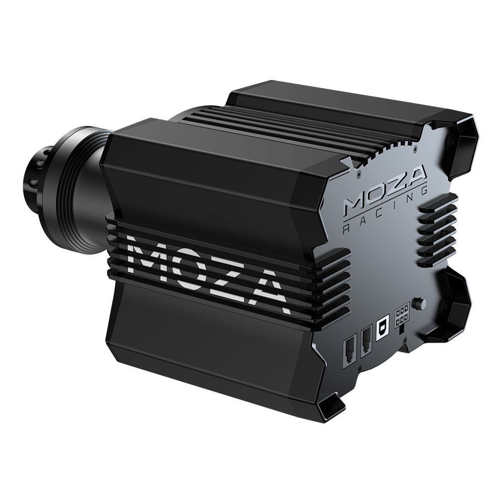 Žaidimų vairo bazė Moza R9 Direct Drive iš šono / galo