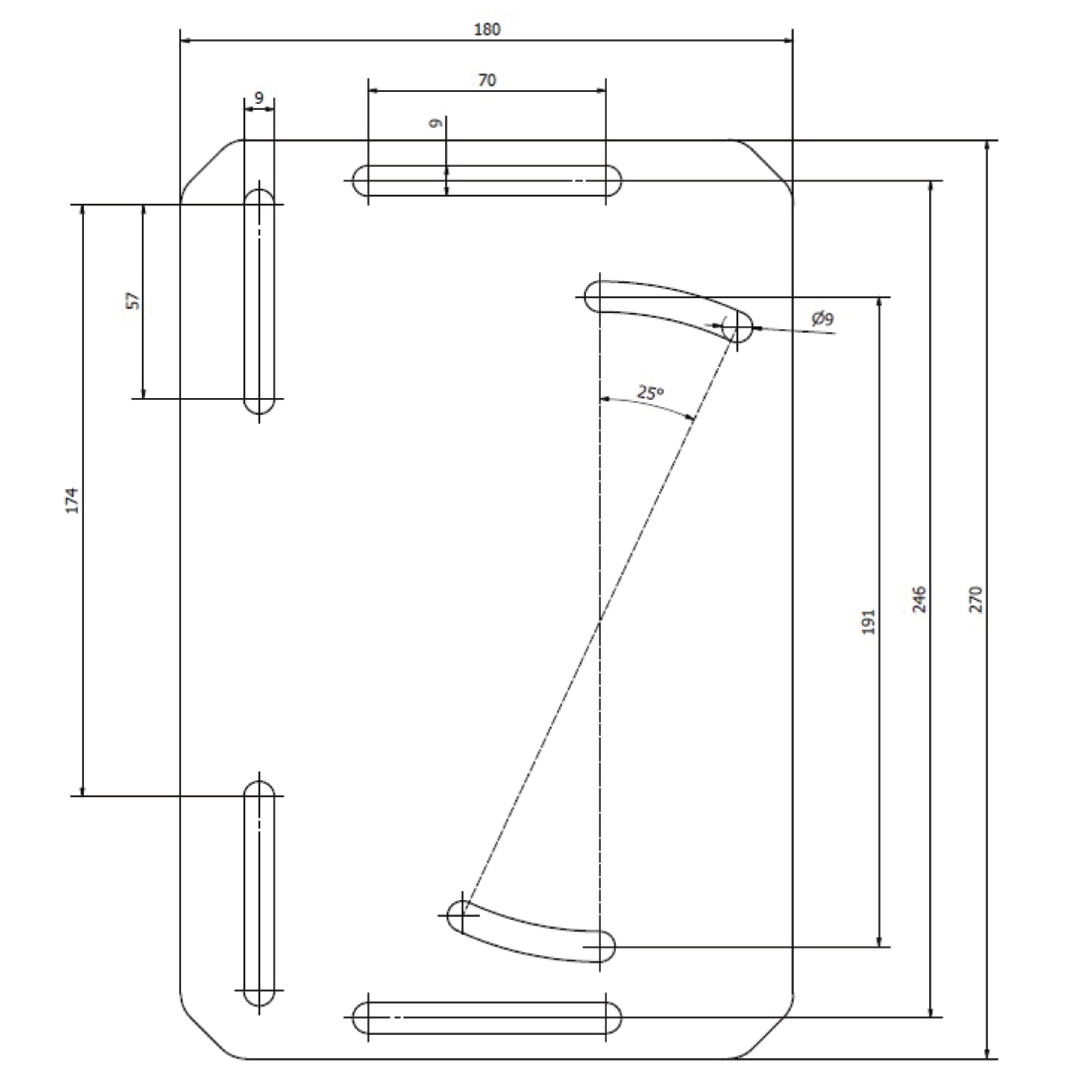 AWIN SET TAU MOUNTING PLATE V2
