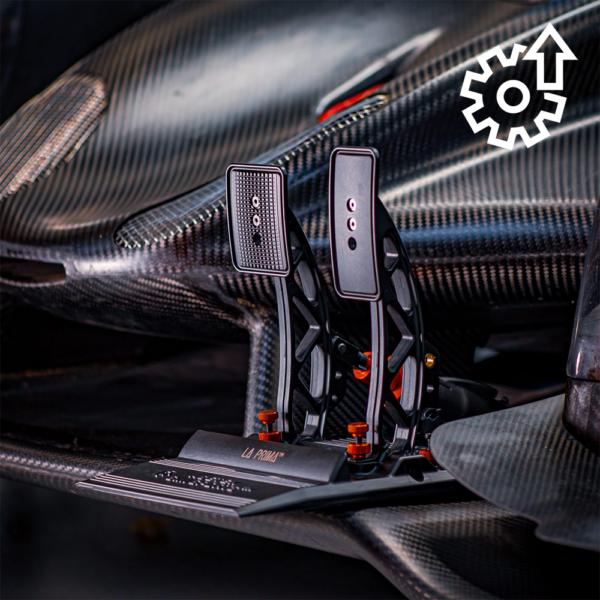 Asetek La Prima™ Sim Racing Pedals Brake & Throttle