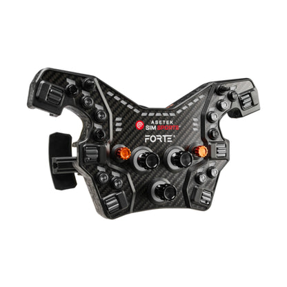 Asetek Forte® Formula Button Box (Black, Alu. Buttons)