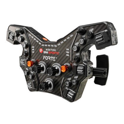 Asetek Forte® Formula Button Box (Black, Alu. Buttons)