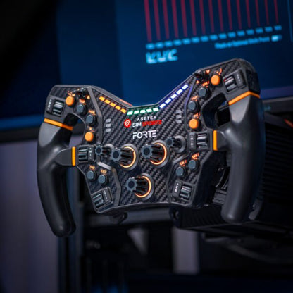 Asetek Forte® Formula Steering Wheel (Orange)