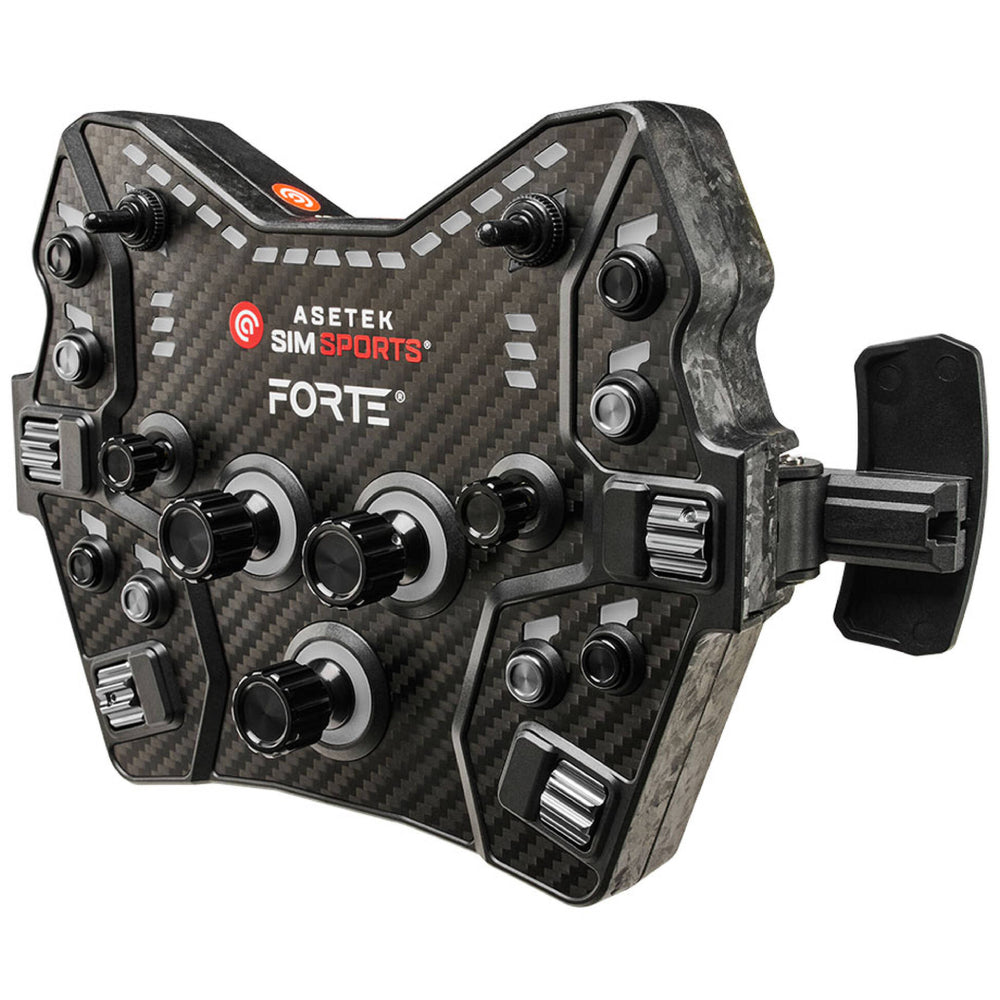 Asetek Forte® GT Button Box (Black, Alu. Buttons)