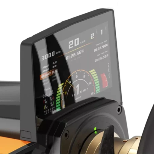Moza RM HD Digital Dashboard on wheelbase