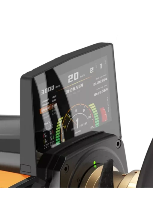 Moza RM HD Digital Dashboard on wheelbase