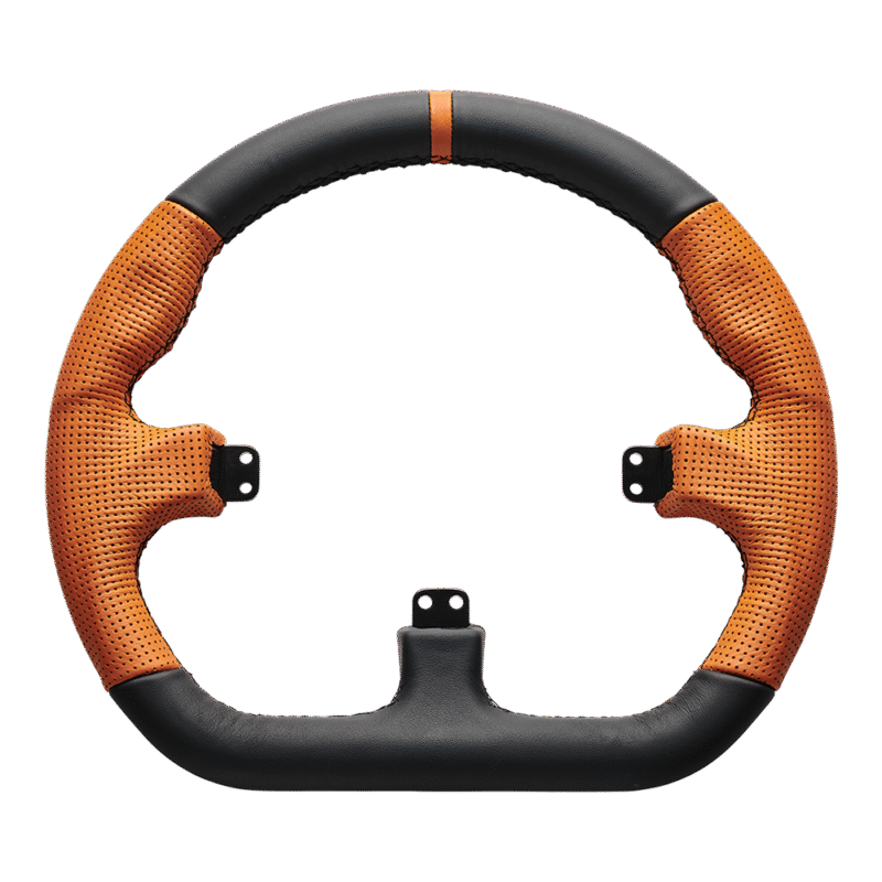 Asetek Closed D Orange Leather Rim